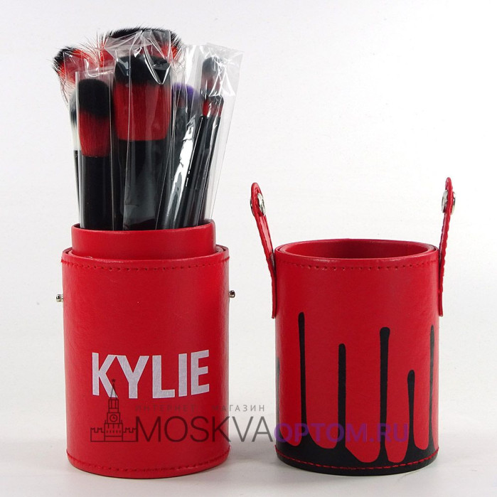 Набор кистей KYLIE в тубе Red (12 шт)