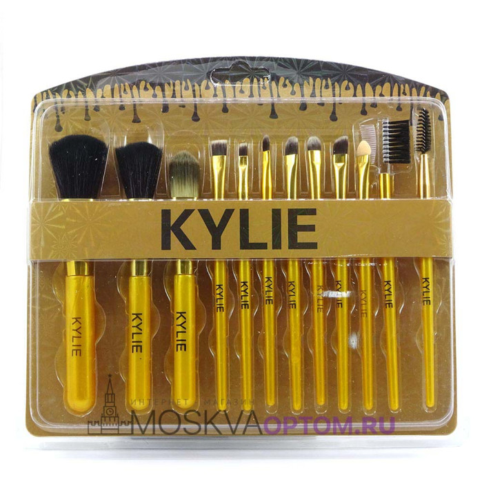 Набор кистей для макияжа Kylie (12 шт)