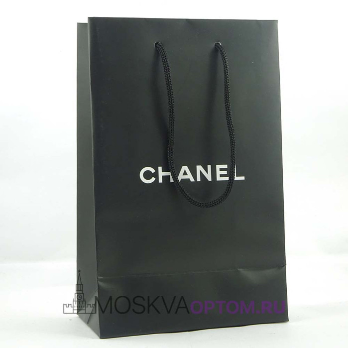 Подарочный пакет Chanel Black (15*23)