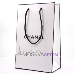 Подарочный пакет Chanel White (15*23)