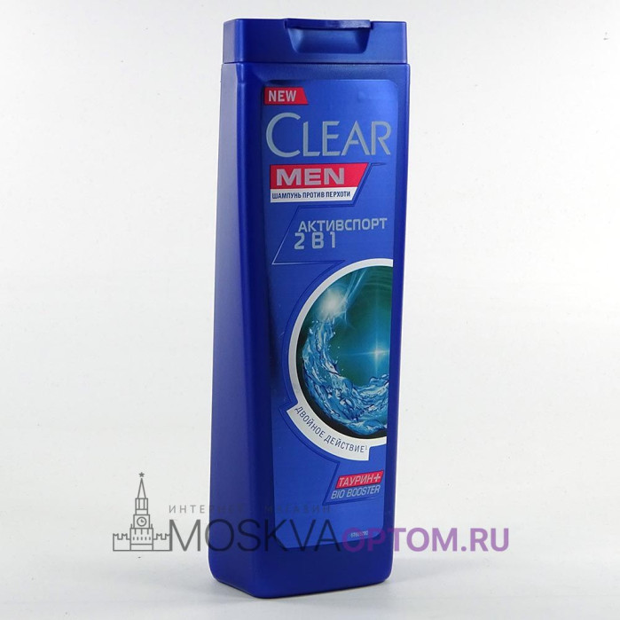 Шампунь Clear Men Активспорт 2в1 Двойное действие 400 ml