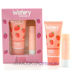 Подарочный набор Watery Cream Strawberry (крем для лица+ проявляющийся бальзам)