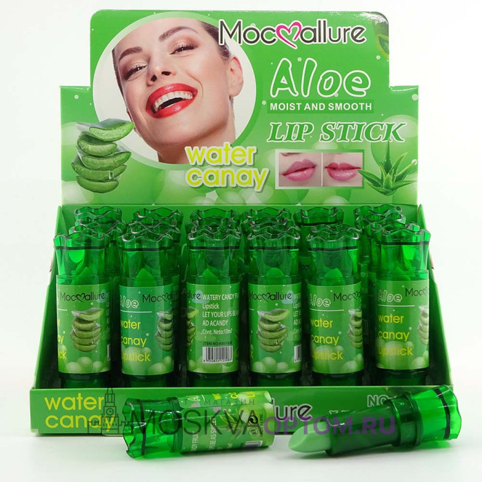 Помада проявляющаяся Moc Allure Water Candy Aloe Lip Stick (6 шт)