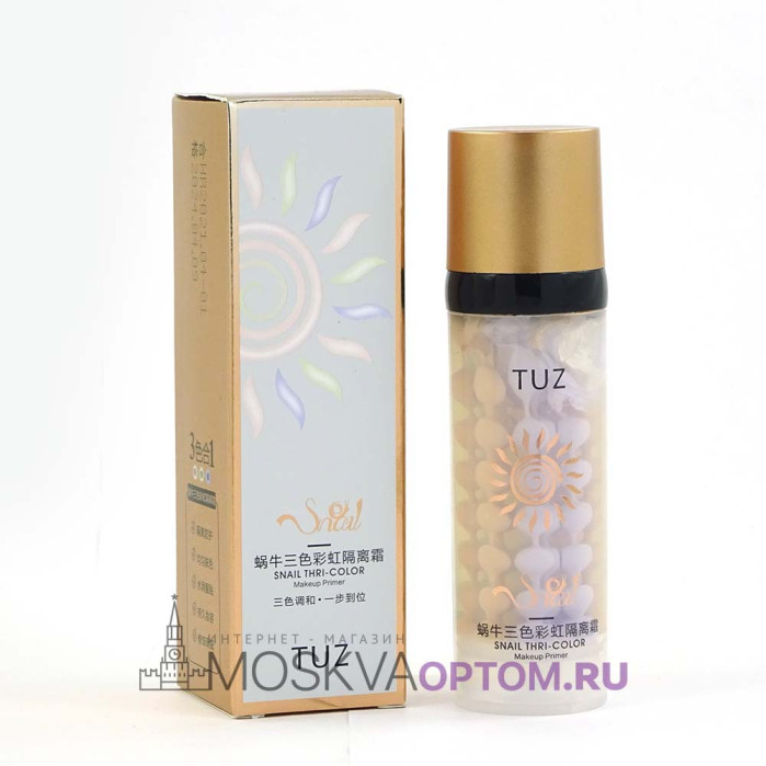 Трехцветная основа под макияж TUZ Snail Thri-Color Makeup Primer