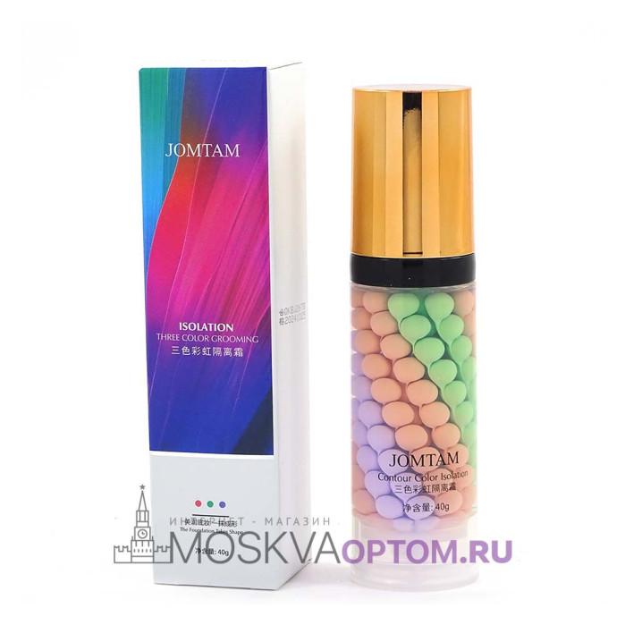 Основа под макияж 3 в 1 для выравнивания тона кожи Jomtam Contour Color Isolation