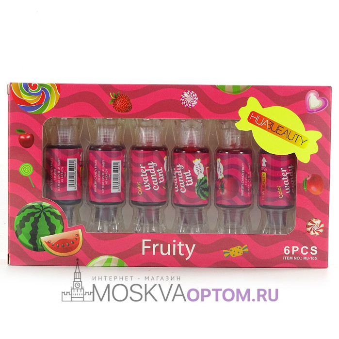 Фруктовые тинты для губ Water Candy Tint (6 шт)