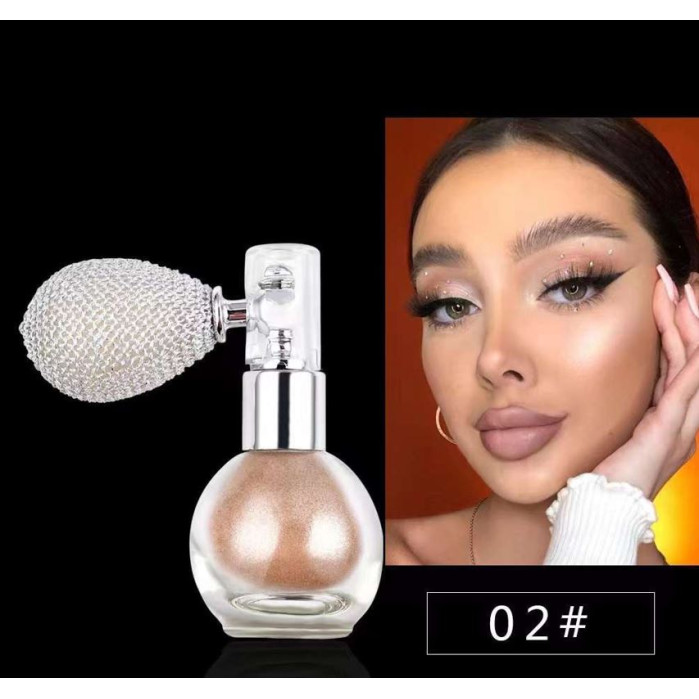 Мерцающая пудра-хайлайтер с распылителем Seline Girl Highlight № 2