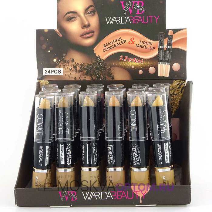 Корректор и консилер 2 в 1 WB Wardabeauty 2 Perfect (6 шт)