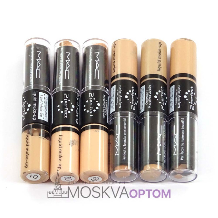Корректор и консилер 2 в 1 MAC Liquid Make- Up (без упаковки)