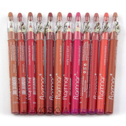 Набор матовых карандашей Flarmar Matte Color Lipstick с точилкой (12 шт)