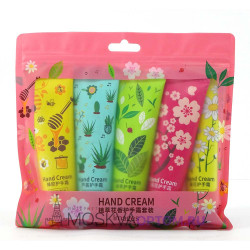 Набор кремов для рук Images Hand Cream (Ромашка, Алоэ вера, Зеленый чай, Вишня, Мед)