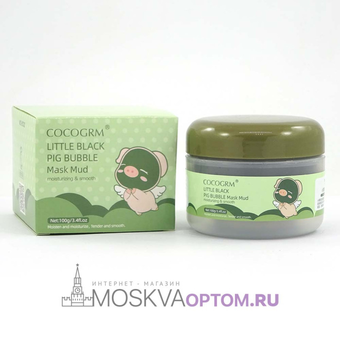 Пузырьковая маска Cocogrm Little Black Pig Bubble