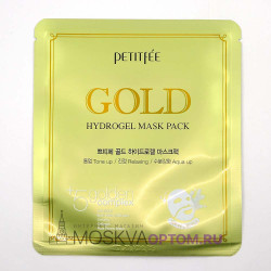 Тканевая маска с золотом Petitfee Gold Hydrogel Mask Pack