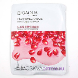 Увлажняющая тканевая маска с гранатом BioAqua Red Pomegranate