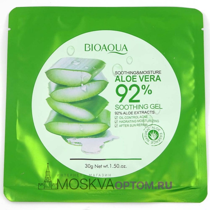 Тканева маска для лица BioAqua Aloe Vera с экстрактом алоэ