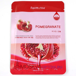 Тканевая маска для лица FarmStay Pomegranate с экстрактом граната