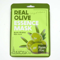 Тканевая маска для лица FarmStay Real Olive с экстрактом оливы