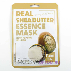 Тканевая маска для лица FarmStay Real Shea Butter с маслом ши