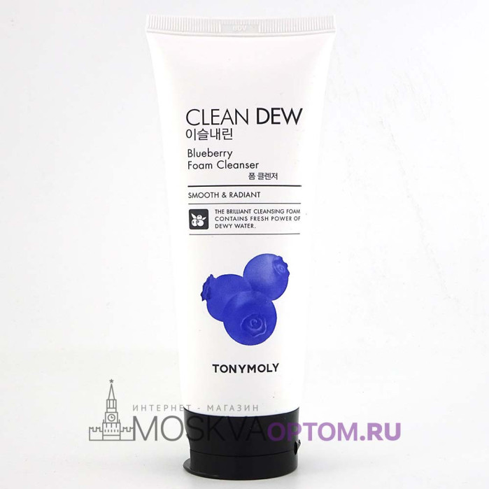 Пенка для умывания Tony Moly Clean Dew Blueberry Foam Cleanser 180 ml