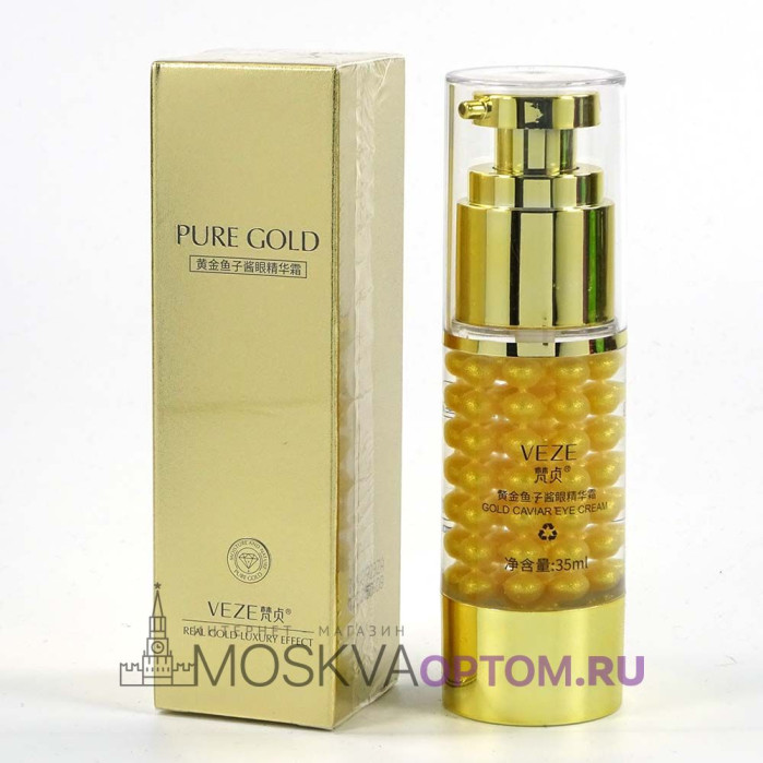 Крем-гель для кожи вокруг глаз Veze Pure Gold против мимических морщин 