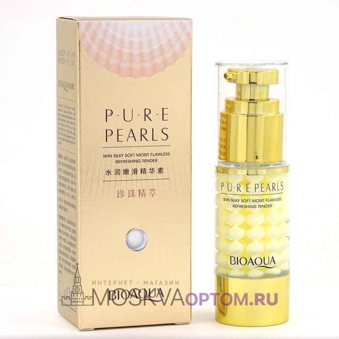 Омолаживающая сыворотка для лица с жемчужной пудрой Pure Pearls 