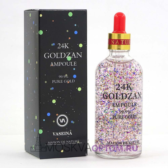 Сыворотка для лица Vaseina 24K Goldzan Ampoule 99.9% Pure Gold