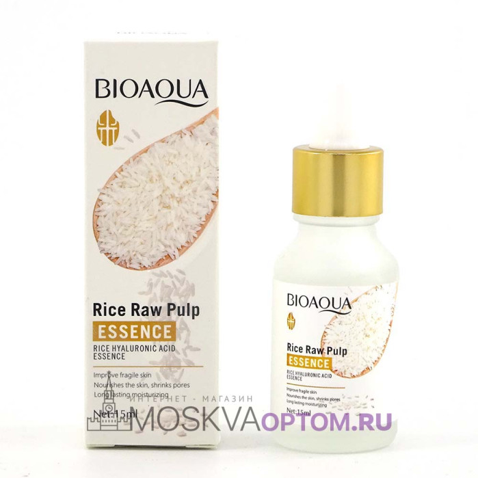 Рисовая сыворотка для лица BioAqua Rice Raw Pulp Essence 15 ml