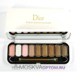 Палетка теней для век Dior 9 Color Eyebrow Powder № 4