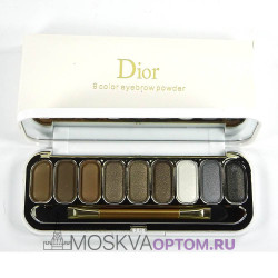 Палетка теней для век Dior 9 Color Eyebrow Powder № 5