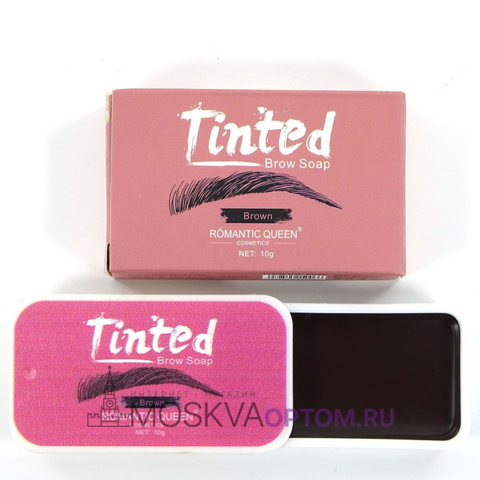 Гель-фиксатор для бровей Romantic Queen Tinted Brow Soap Brown
