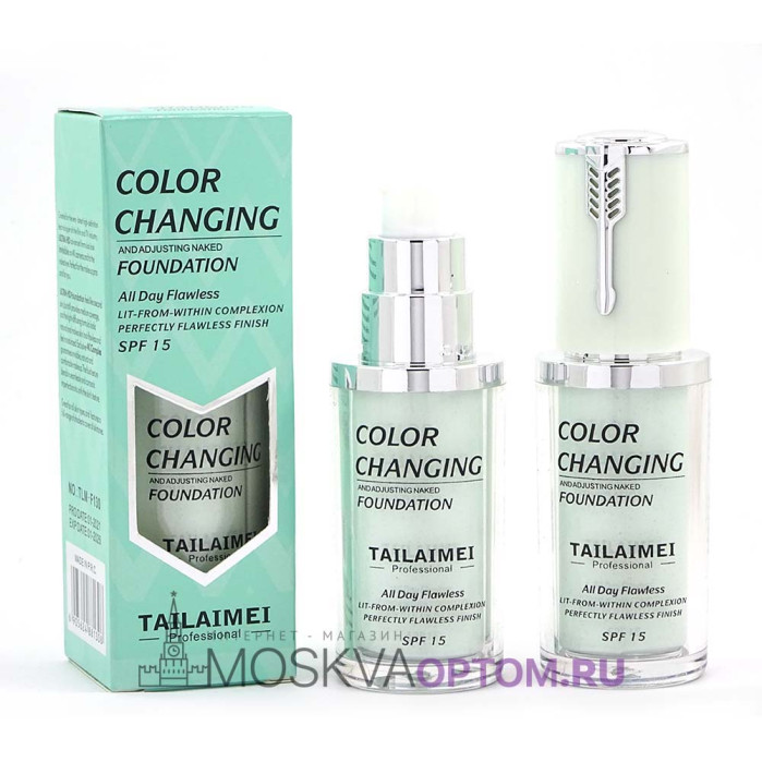 Тональный крем TLM Color Changing Green SPF 15