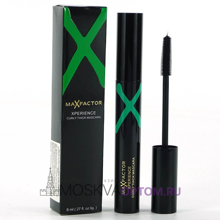 Тушь для ресниц Max Factor Xperience Curly Thick Mascara, черный (зеленая коробка)