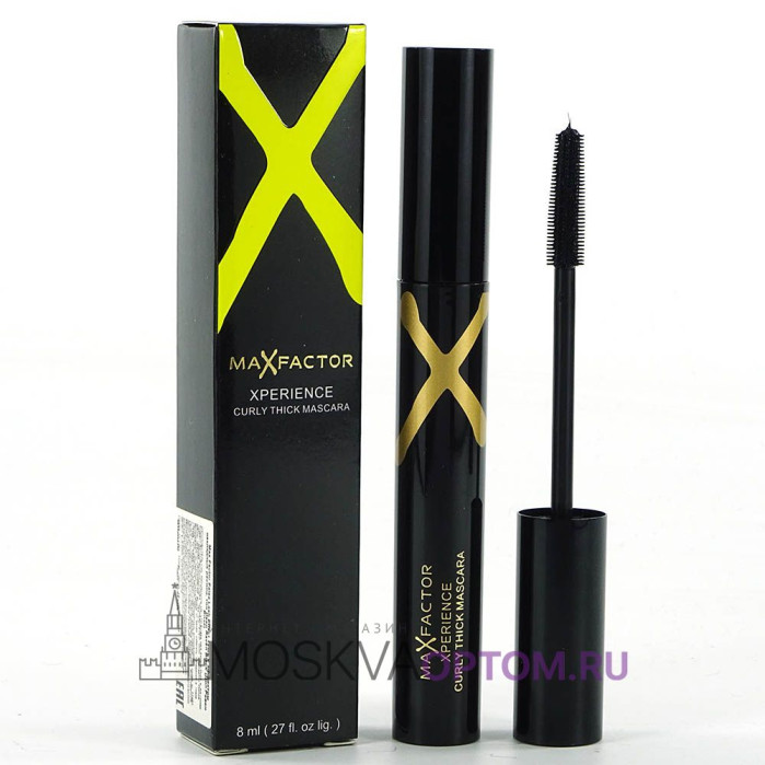 Тушь для ресниц Max Factor Xperience Curly Thick Mascara, черный (желтая коробка)