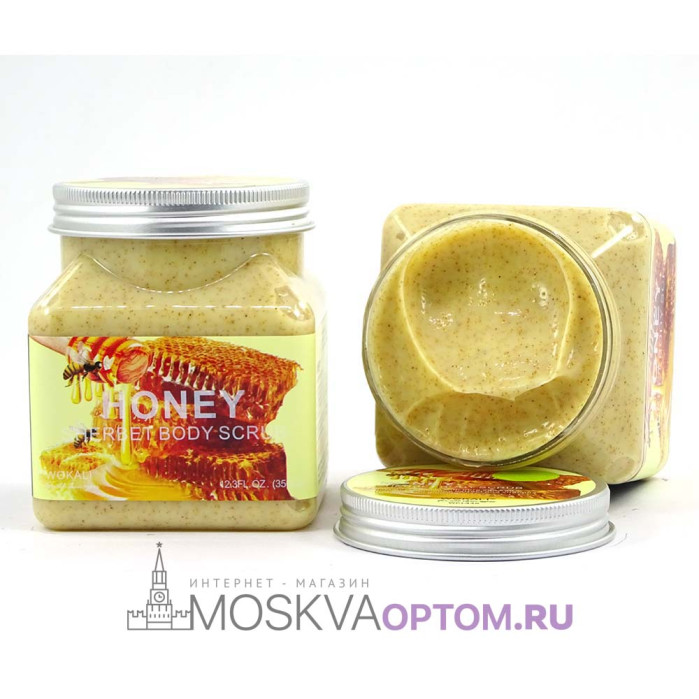 Скраб для тела с медом Wokali Honey Sherbet Body Scrub