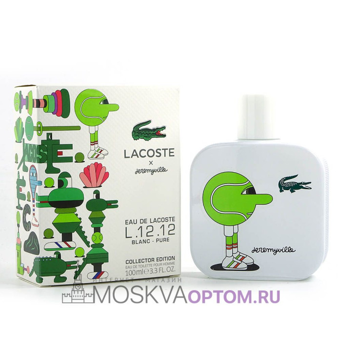 Lacoste L.12.12 Blanc Pure Collector Edition Pour Homme x Jeremyville Edt, 100 ml Edt, 90 ml