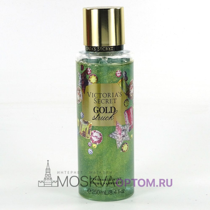 Мерцающий спрей- мист Victoria's Secret Gold Struck Shimmer, 250 ml