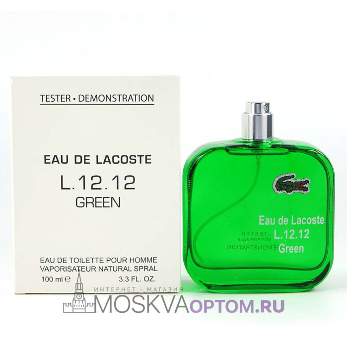 Тестер Lacoste Eau De Lacoste L.12.12 Green Edt, 100 ml