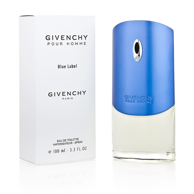Givenchy label blue store