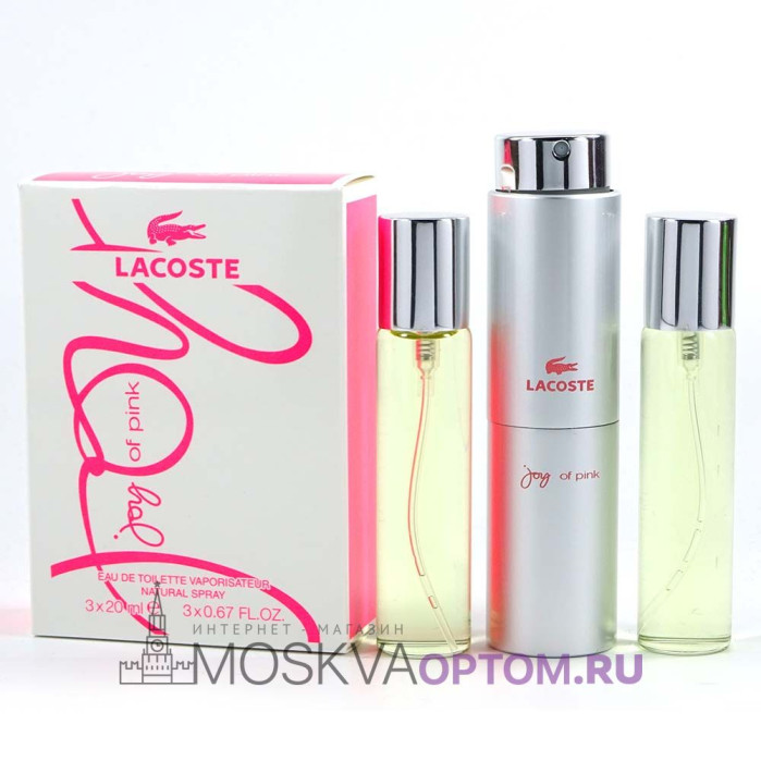 Lacoste Joy of PINK женский 3х20 ml