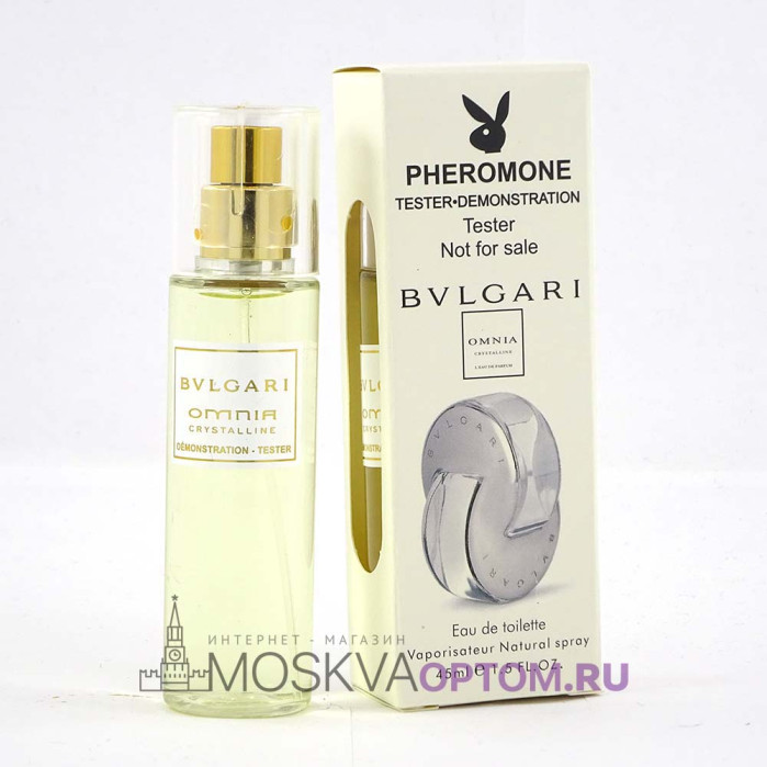 Парфюм с феромоном Bvlgari Omnia Crystalline 45 ml TESTER (без упаковки)