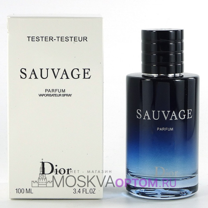 Тестер Christian Dior Sauvage Parfum Edp, 100 ml (LUXE Евро)