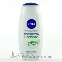 Гель для душа Nivea Свежесть и забота (натуральное алое вера и мягкий свежий аромат), 250 мл