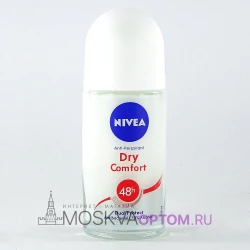 Шариковый дезодорант Nivea Dry Comfort 48h, 50 ml