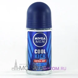 Шариковый дезодорант Nivea Men Cool Kick Extra Dry 48h, 50 ml