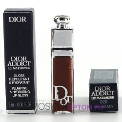 Блеск для губ Dior Addict Lip Maximizer Gloss Repulpant & Hydrationg, 2 ml (тон 020 Mahogany)