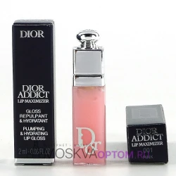 Блеск для губ Dior Addict Lip Maximizer Gloss Repulpant & Hydrationg, 2 ml (тон 001 Pink)