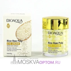 Крем для век с экстрактом ферметированного риса BIOAQUA Rice Raw Pulp Eye Cream, 60 g