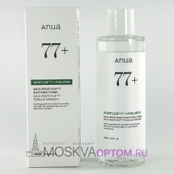 Успокаивающий тоник на основе хауттюйнии Anua Heartleaf 77 + Hyaluron Soothing Toner, 250 ml