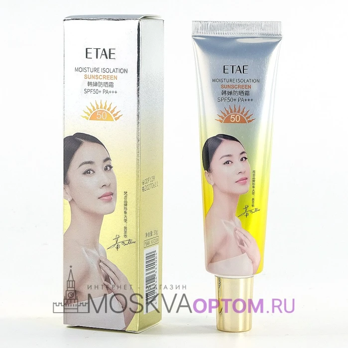 Увлажняющий солнцезащитный крем Etae Moisture Isolution SPF 50+ PA+++, 30 gr