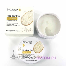 Патчи для глаз с экстрактом риса Bioaqua Rice Raw Pulp Eye Mask 60 шт